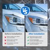 HOPESPANNER Headlight Lens Cover Headlight Headlamp Lense Clear Lens Cover