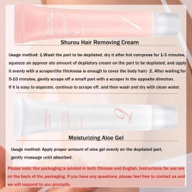 Auures - Crema Depilatoria 2 Kits, Kit De Crema Facial Auure