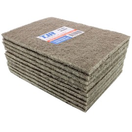 TJR® Scuff Pads 10-Pack – Non-Woven Fleece Buffing Pads for Automotive, Autobody – Multipurpose 6 x 9 Inch Scouring Pad – Tear Resistant Wet and Dry Use Sanding Pads (Very Fine P800)