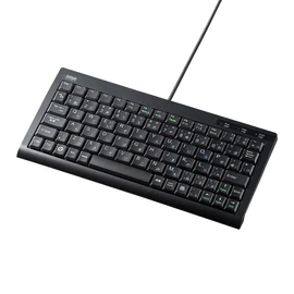 サンワサプライ ミニ&スリムUSBキーボード パンタグラフ テンキー無し ブラック SKB-SL28BK