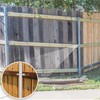 Hicarer 2 Pack 2-3/8" Od Fence Height Extender 24" Metal