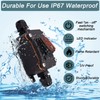 KarlKers IP67 Waterproof Inline Cord Switch DPST AC 20A-125V,16A-250V, On