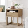 Nathan James Luke Modern Nightstand Side Accent or End Table