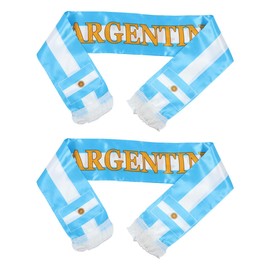 Ipetboom Bufanda De Aficionados De FúTbol - Bufanda De SatíN Para Partidos Regalo Ideal Para FanáTicos DiseñO Exclusivo De SeleccióN Nacional 140X13Cm