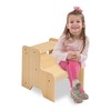 Melissa & Doug Kids Wooden Step Stool - Light Natural