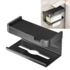 Toilet Paper Dispenser Shelf Space Saving Multifunction Wall Mounted Self