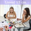 Pack of 6 Rulers 15 cm, Ruler Primary School, Ruler