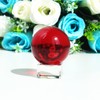 Multicolor Gold Clear Crystal Ball 60 mm Crystal Ball Ornament