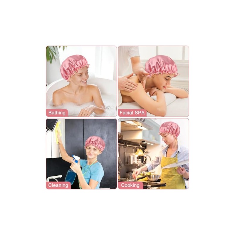 IEOVIEE Gorrito para bañarte de Mujer, Gorro de Baño Impermeable