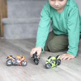 Teamsterz 7535-74323 Toy Bike, Multicolor