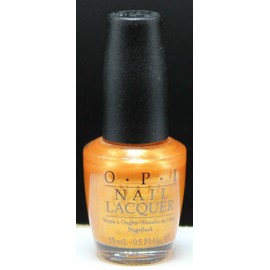 OPI O.P.I. opi Nail Lacquer #NL A94 Burning Love   (Orange Pearl)   Free S&H