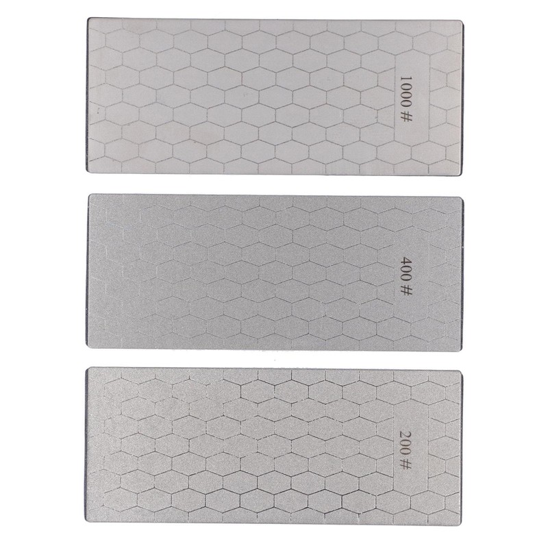 3PCS Sharpening Stone with Non Slip Base 200 400 1000