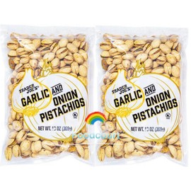 Trader Joe's Garlic and Onion Pistachios (Pack of 2)