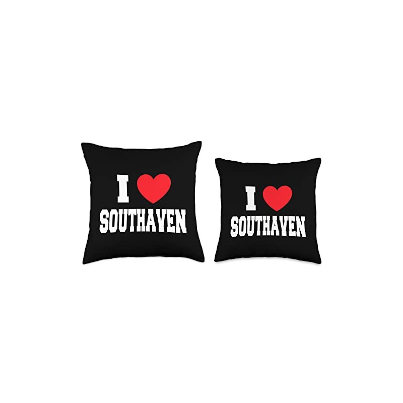 I Love Southaven Throw Pillow