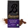Botticelli Evening Blend Ground Coffee, USDA Organic, Low Caffeine, Dark