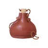 Medieval Steel Canteen Bottle 0.5 Litres Leather Covered Water Bottle