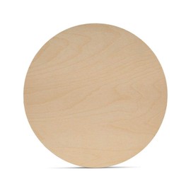 Wood Circles 10 inch, 1/8 Inch Thick, Birch Plywood Discs, Pack of 25 Unfinished Wood Circles for Crafts, Wood Rounds by Woodpeckers