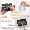 Herda 18 PCS Mini Chalkboard Signs with Easel Stand, Wooden