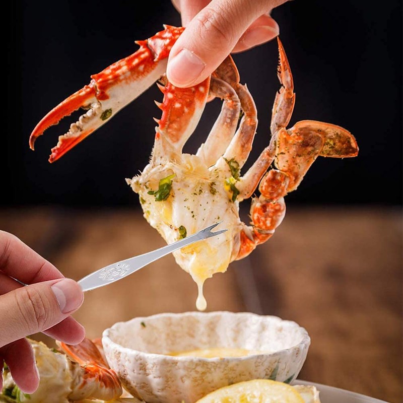 Set of 4 Stainless Steel Seafood Tool, Lobster Crab Cracker,