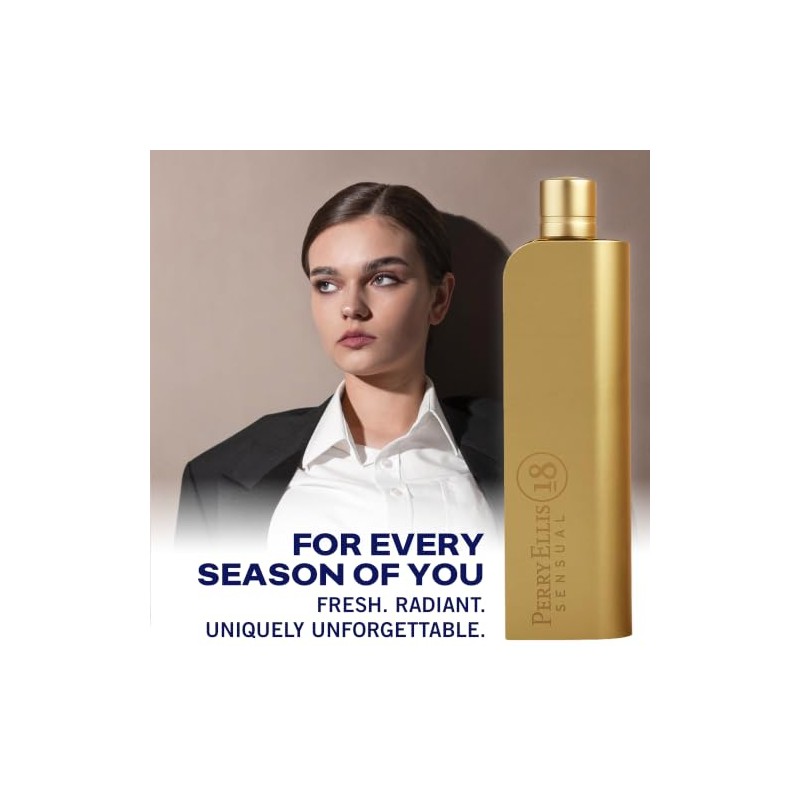 Perry Ellis 18 Sensual Perry Ellis, 3.4 Ounce