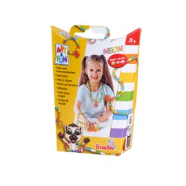 Art and Fun Neon Snap Beads 250 Clip Together Beads 3+ Years