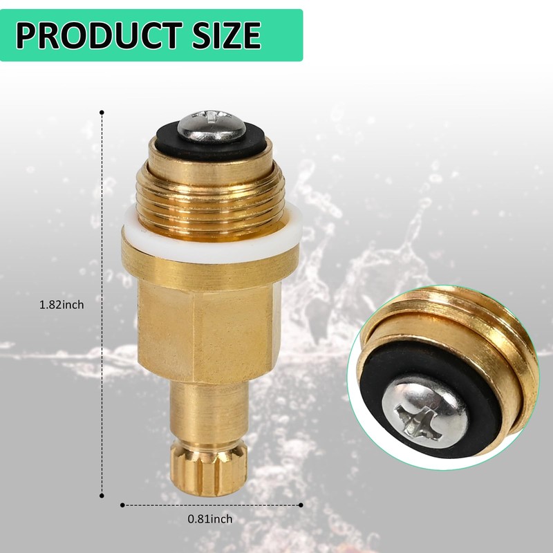 PK1100 Premium Brass Globe Valve Stem & Bonnet for Arrowhead