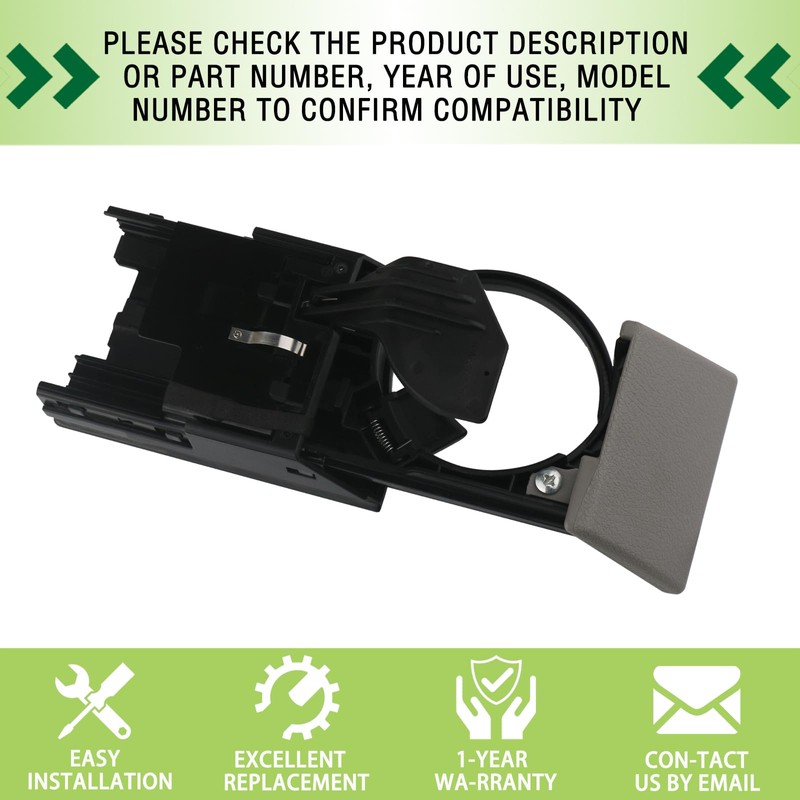 omoZone Dash Dashboard Cup Holder Assembly Gray Compatible with 2003-2005
