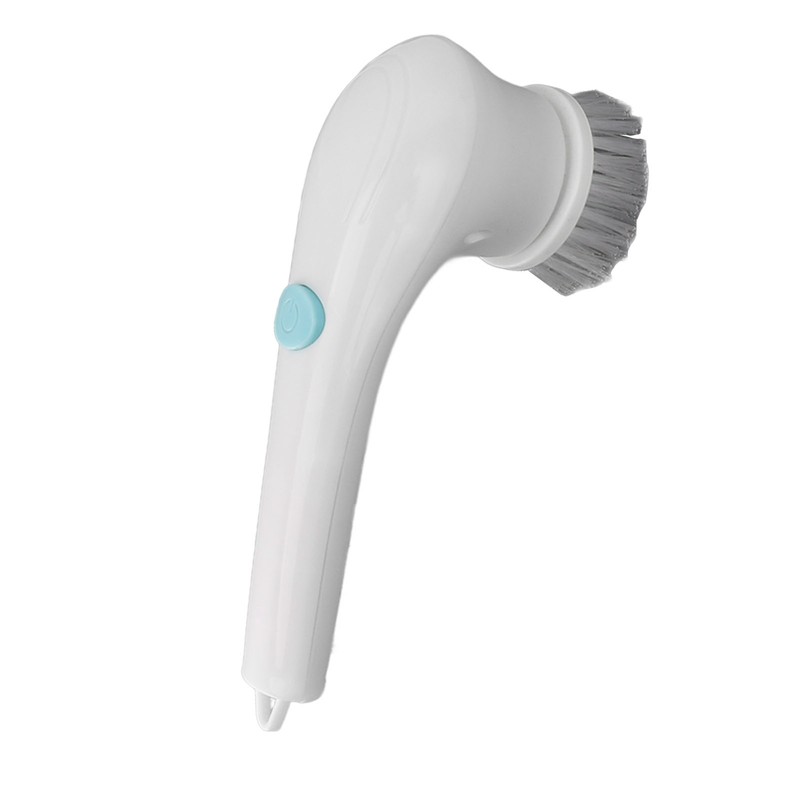 Handheld Electric Cleaning Brush Multifunctional with 5 Replacement Brush Heads