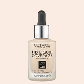 Anjumain Catrice HD Liquid Coverage Foundation 30ml, No. 010 Light Beige × 1 / 캐트리스 HD 리퀴드 커버리지 파운데이션 30ml, 010호 라이트베이지 × 1개