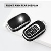 QBUC for Honda Key fob Cover with Keychain,Car Key Case