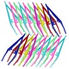 Mikinona 2sets Professional Makeup Tool Set Plastic Eyebrow Tweezers Eyebrow