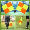 Hoemwarm 5 Pack Soccer Referee Flags Kit, Referee Accessories Set