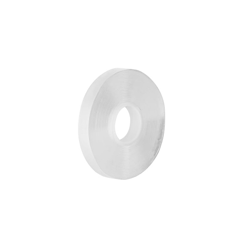 Truper CDR-310 Cinta doble cara reutilizable, transparente 3mx10mm