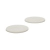 Soil Diatomaceous Earth Coaster Light Circle Set of 2