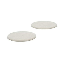 Soil Diatomaceous Earth Coaster Light Circle Set of 2