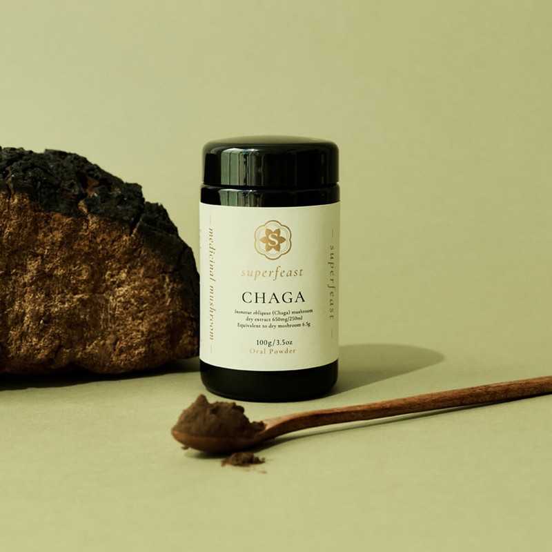 SuperFeast Chaga Mushrooms, 250g