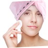 BIUDECO 2pcs Microfiber Hair Dry Caps -Dry Towel Wraps for