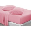 Fitted Sheet Small Double / 4ft Pink Soft, Deep Pocket,
