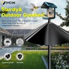 Large Squirrel Baffle for Bird Feeder Pole (19-Inch, Black -