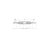 KONDOTEC Frame-type Turnbuckle Straight Set Fabric, Nominal 12, Size W1/2",