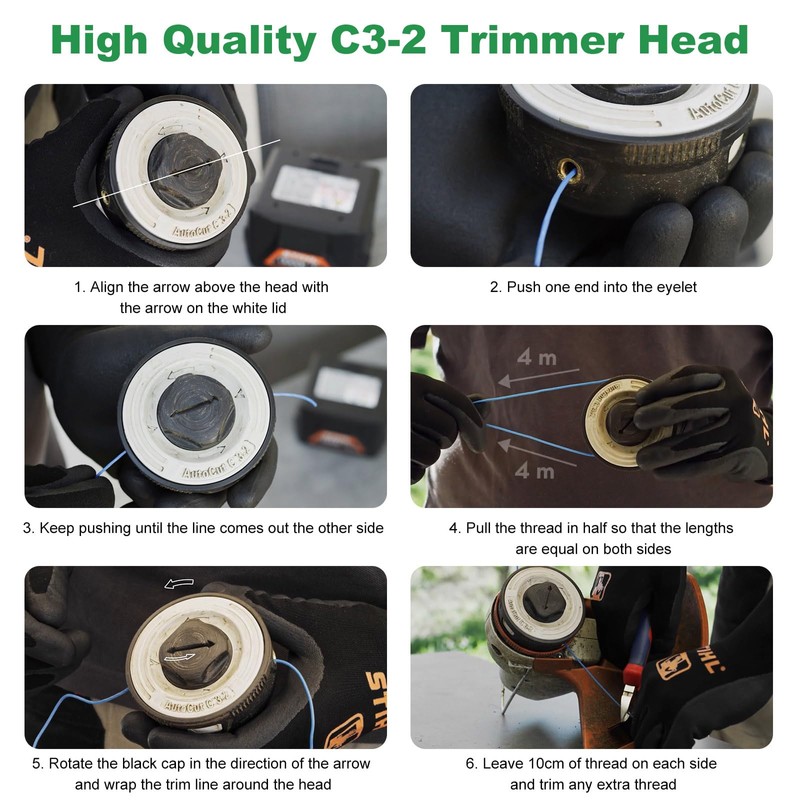 RO6G FSA57 Replacement Spool -FSA 57 Stihl Trimmer Head Replacement
