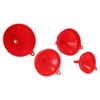 4pc Small Plastic Fuel Funnel Fixed Spouts Suitable for Petrol