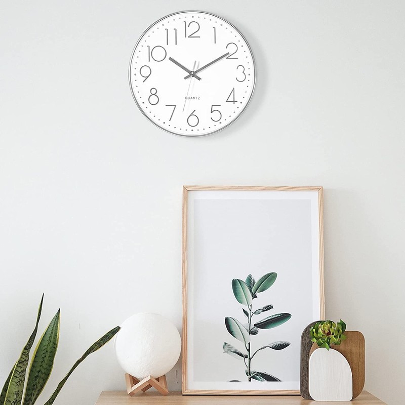 Foxtop Modern, Quartz, Silent, Wall Clock / Silent Sweeping Second