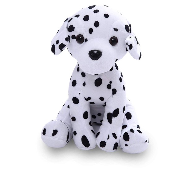Plushland Realistic Stuffed Animal Toys Puppy Dog 8 Inches, Holiday Plush Figures for Kids, Babies to Play with (New Dalmatian)