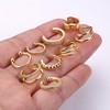 Finrezio 9Pcs Ear Cuff 14K Gold Cuff Earrings for Women