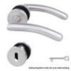 Swing - Deadlock Door Handle - Stainless Steel