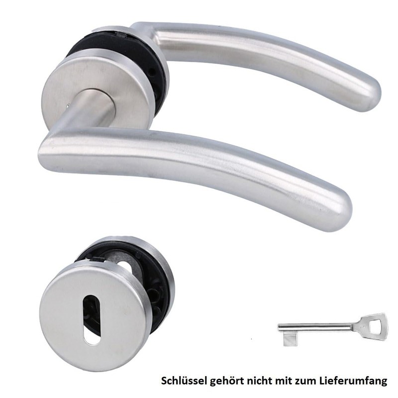 Swing - Deadlock Door Handle - Stainless Steel