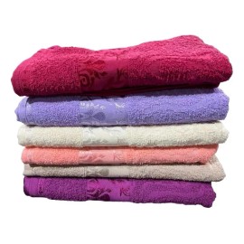 Sola 5 Toallas Baño Surtida 100% Algodon Monarca