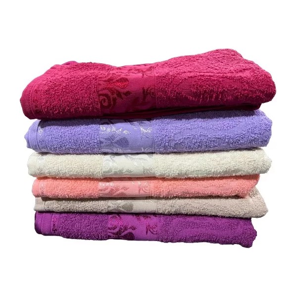 Sola 5 Toallas Baño Surtida 100% Algodon Monarca