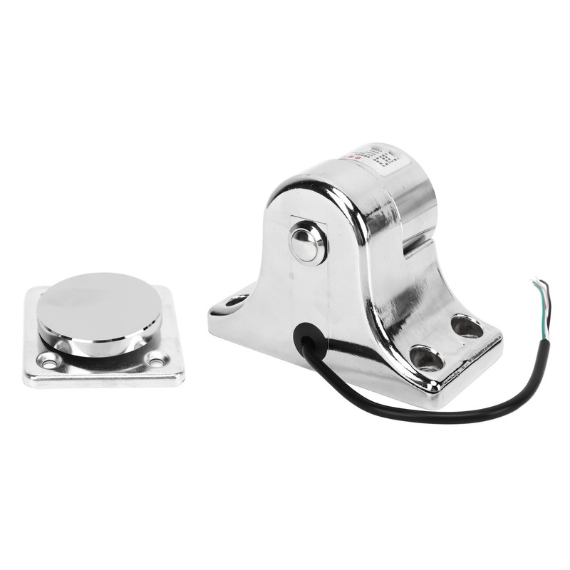 Electromagnetic Door Holder Zinc Alloy Silver 55kg Suction Fire Door